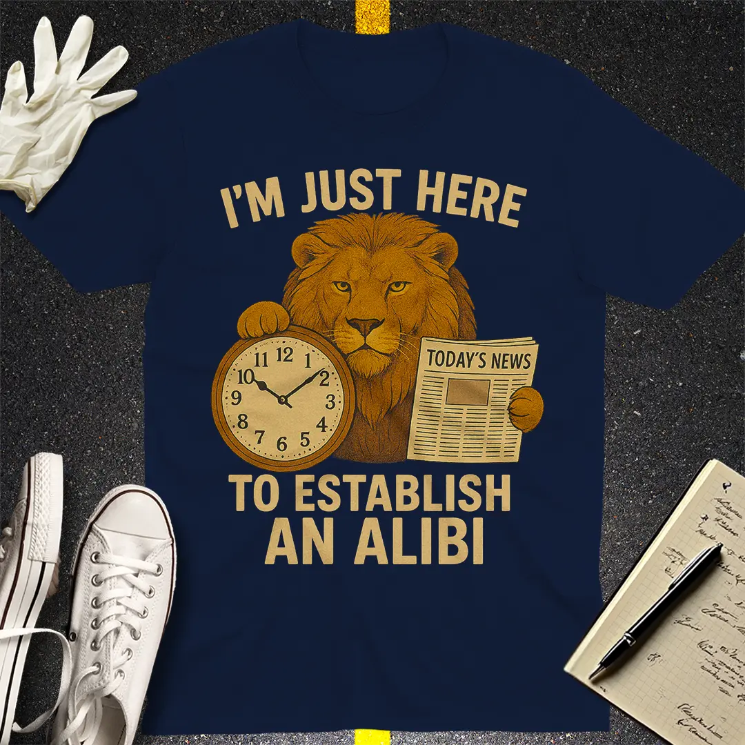 Establish an Alibi T-Shirt - Navy