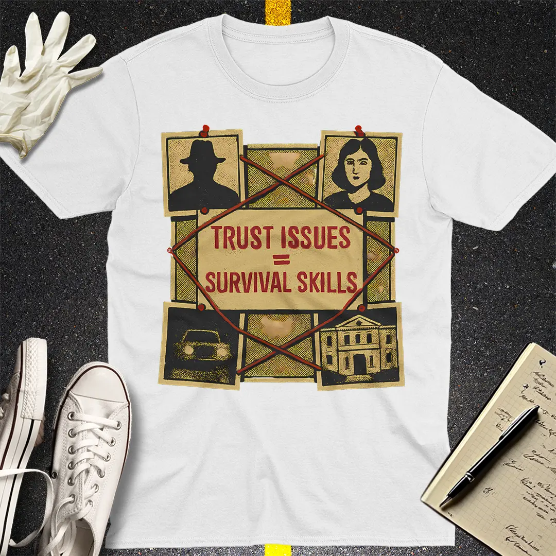 Trust Issues Survival T-Shirt - White