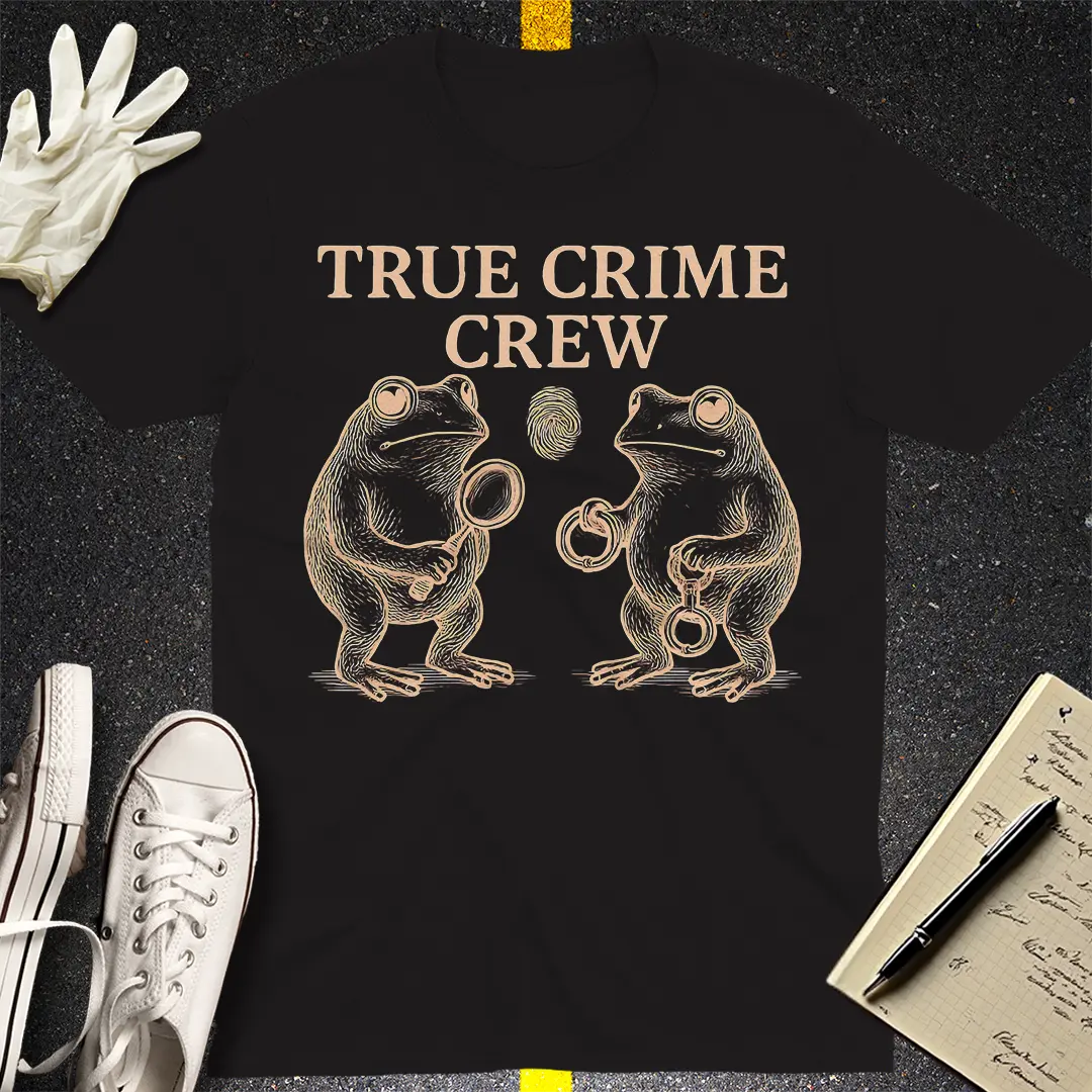 True Crime Crew T-Shirt - Black