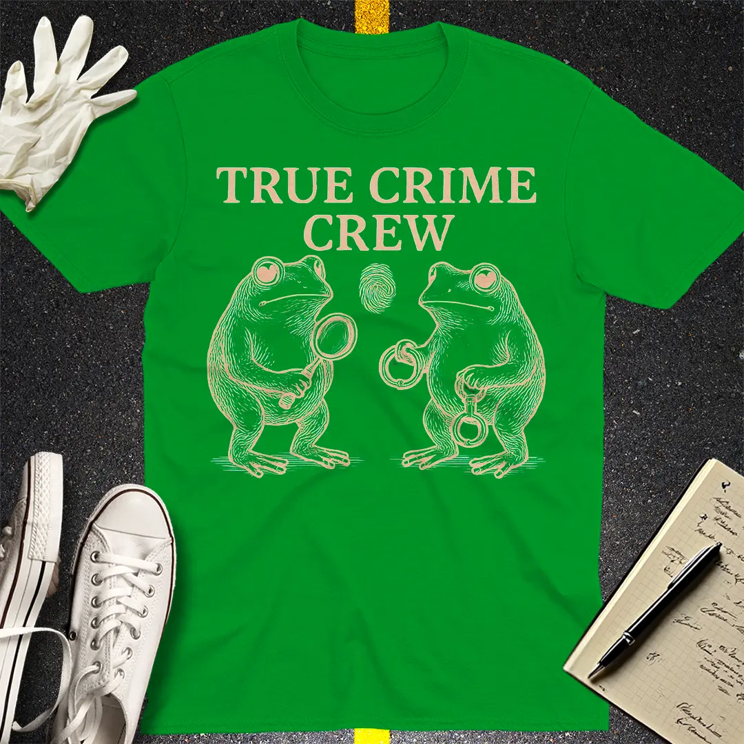 True Crime Crew T-Shirt - Irish Green