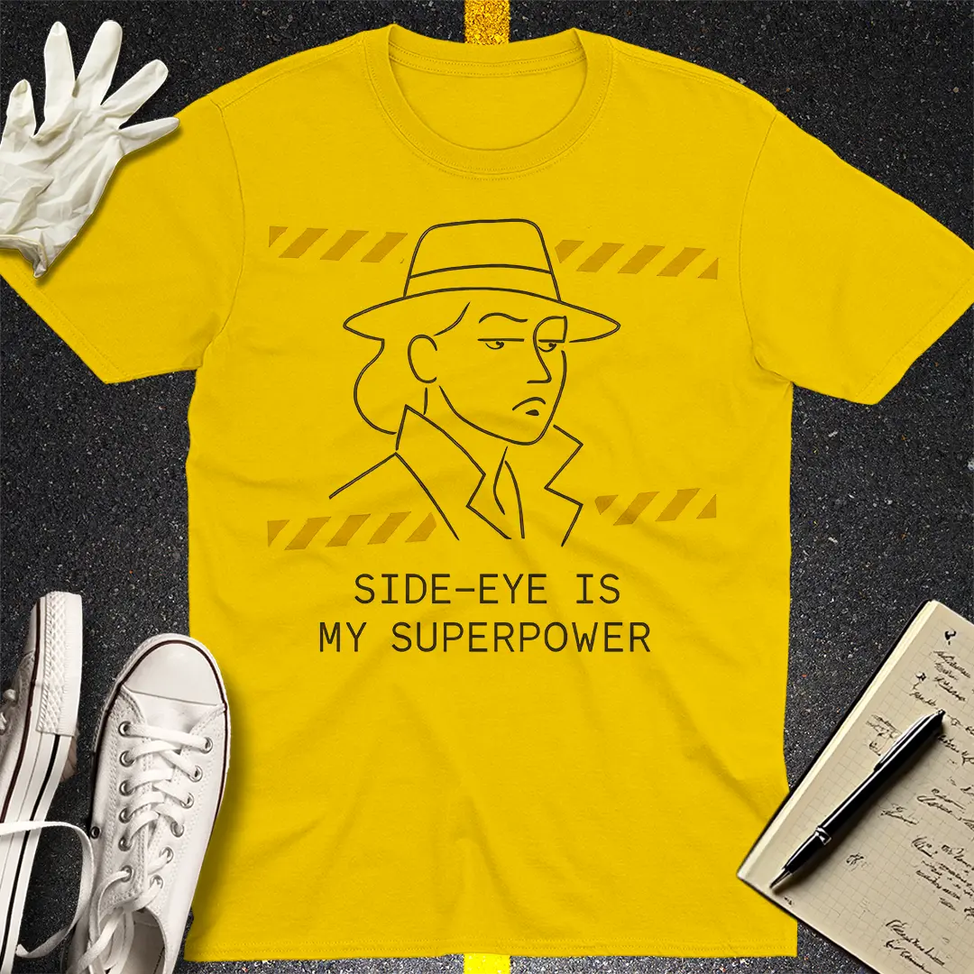 Side-Eye Superpower T-Shirt - Daisy