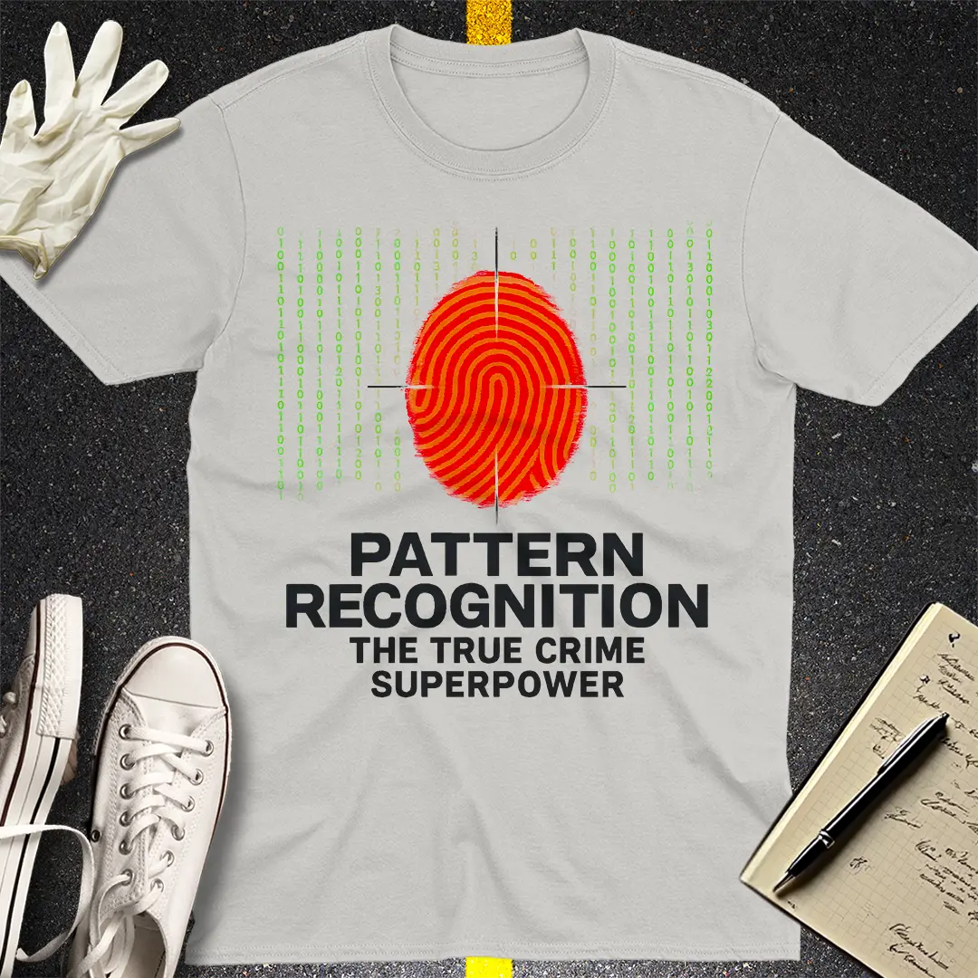 Pattern Recognition Superpower T-Shirt - Ice Grey