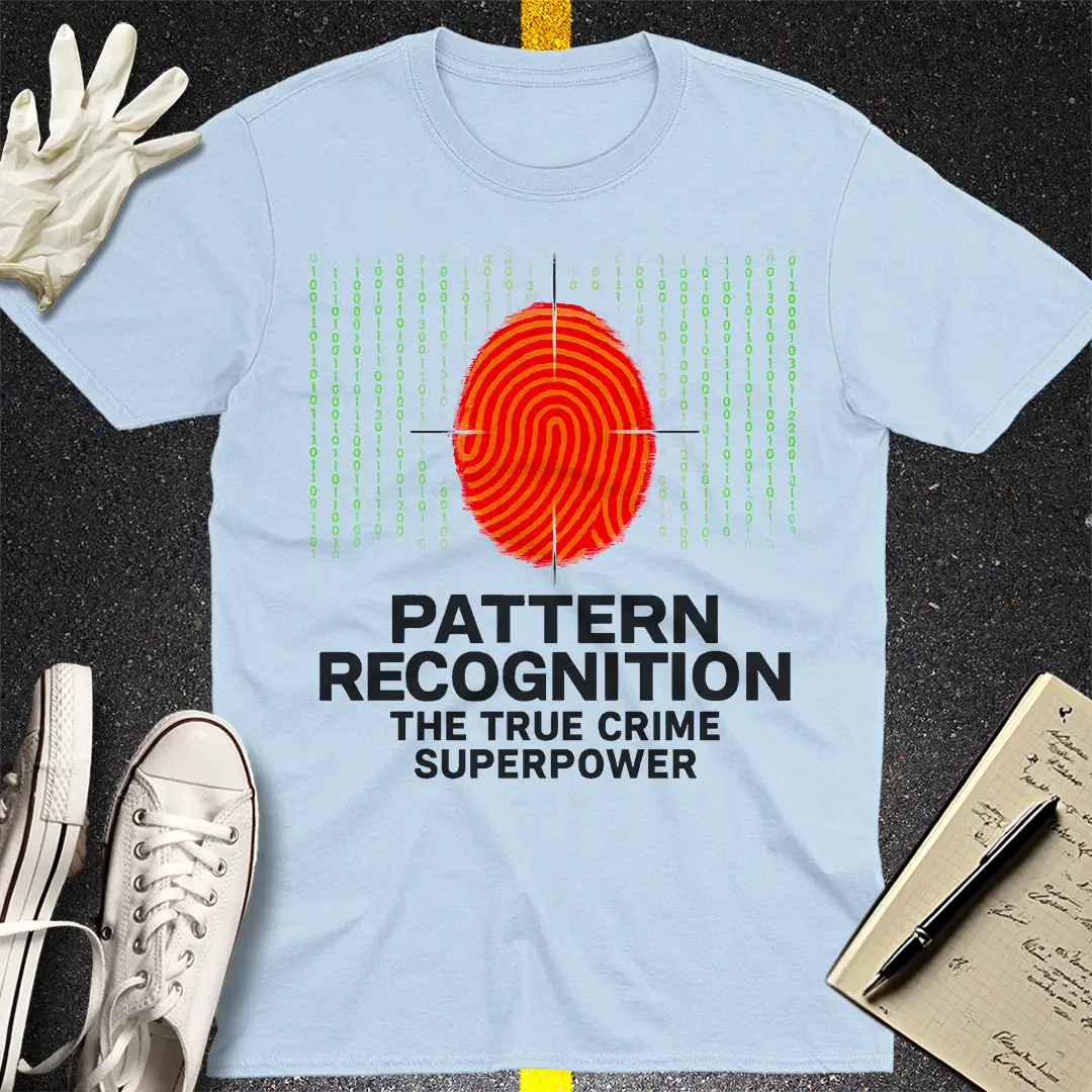 Pattern Recognition Superpower T-Shirt - Light Blue
