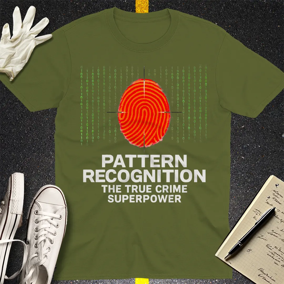 Pattern Recognition Superpower T-Shirt - Military Green