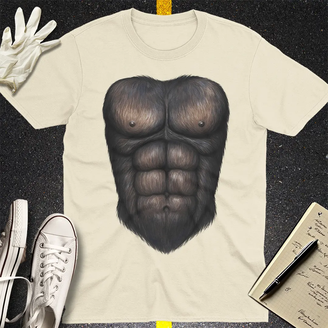Gorilla Chest Flex T-Shirt - Natural