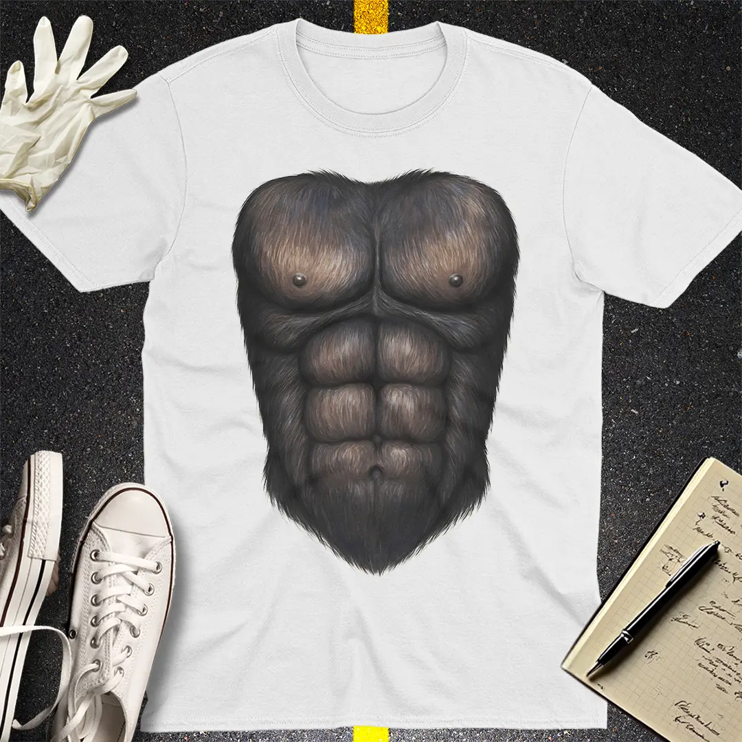 Gorilla Chest Flex T-Shirt - White