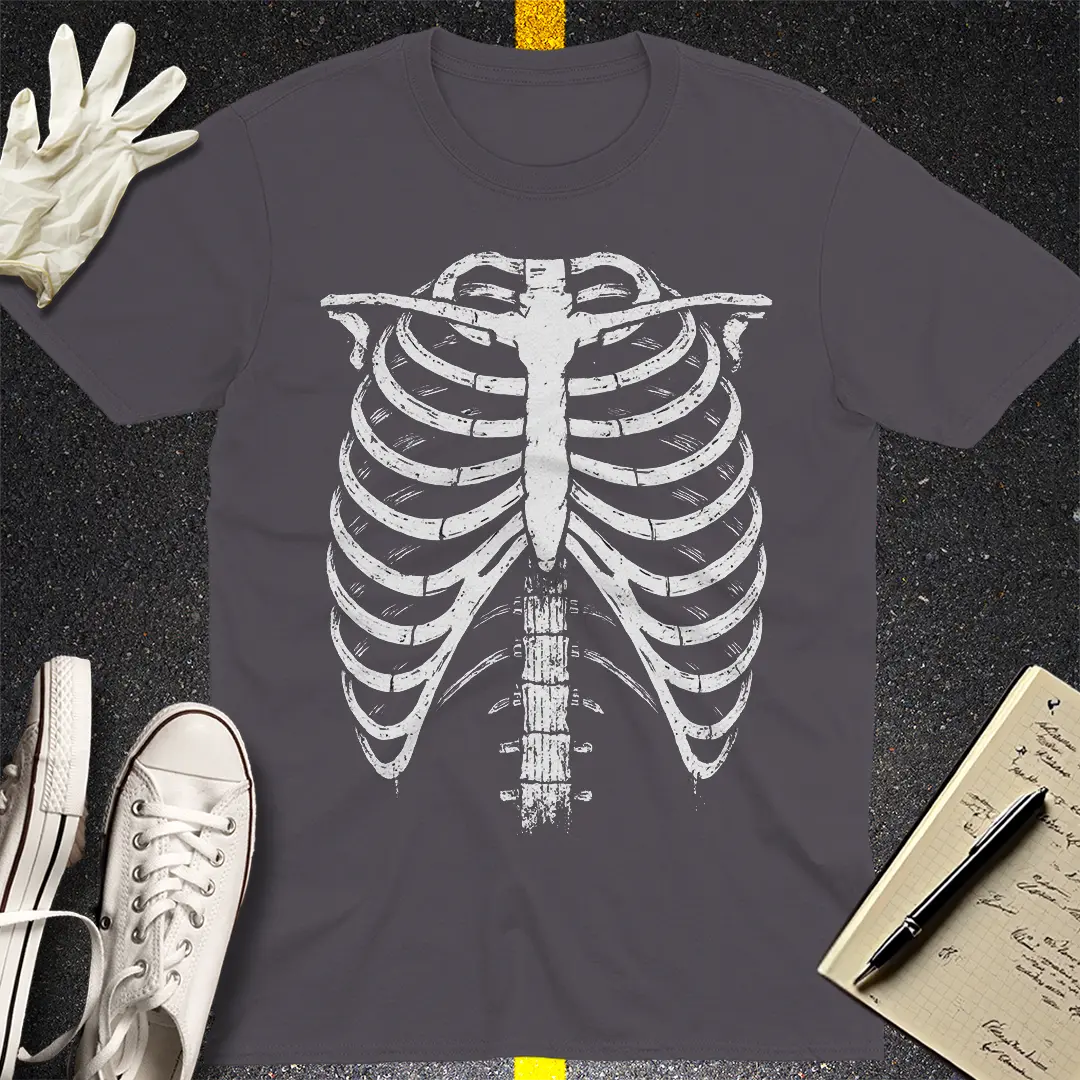 Ribcage Anatomy T-Shirt - Charcoal