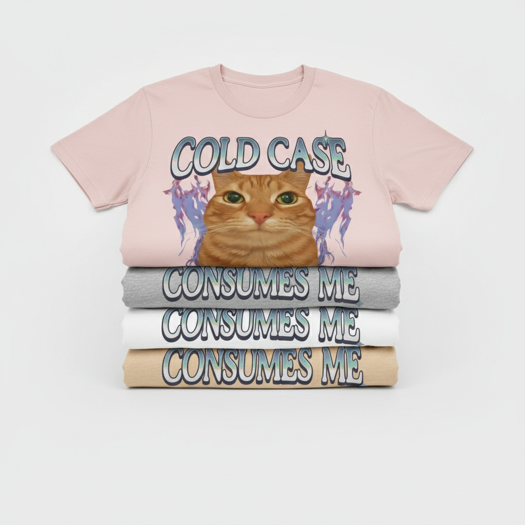 Cold Case Cat T-Shirt_color_hero