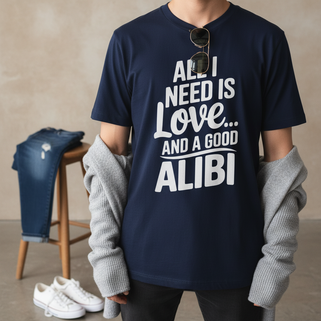Love and a Good Alibi T-Shirt_pairing