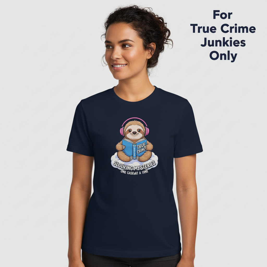 Slow Crime Solver Sloth T-Shirt_hero