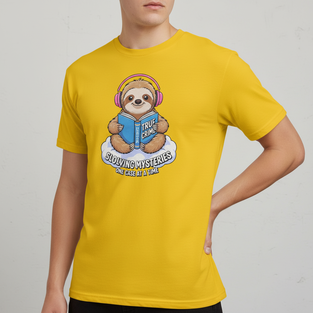 Slow Crime Solver Sloth T-Shirt_benefit