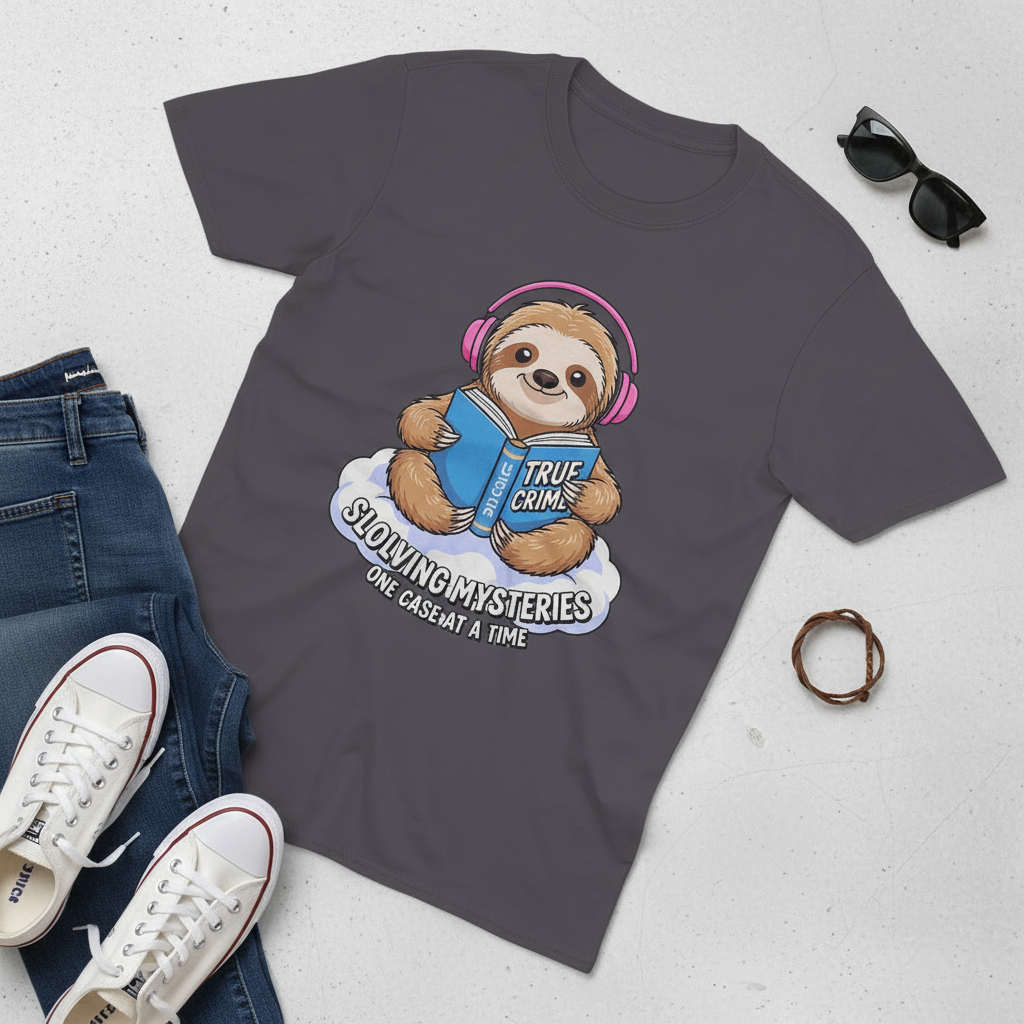 Slow Crime Solver Sloth T-Shirt_pairing
