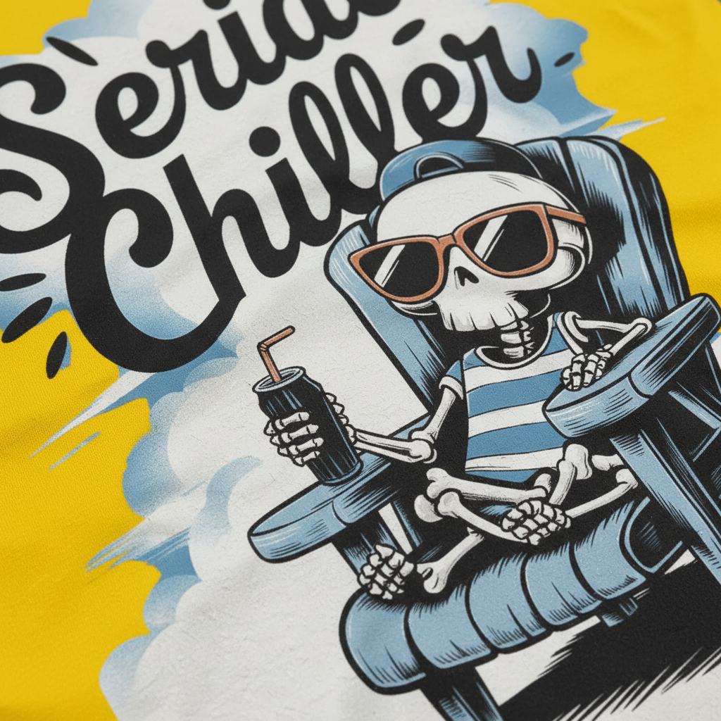 Serial Chiller T-Shirt_closeup