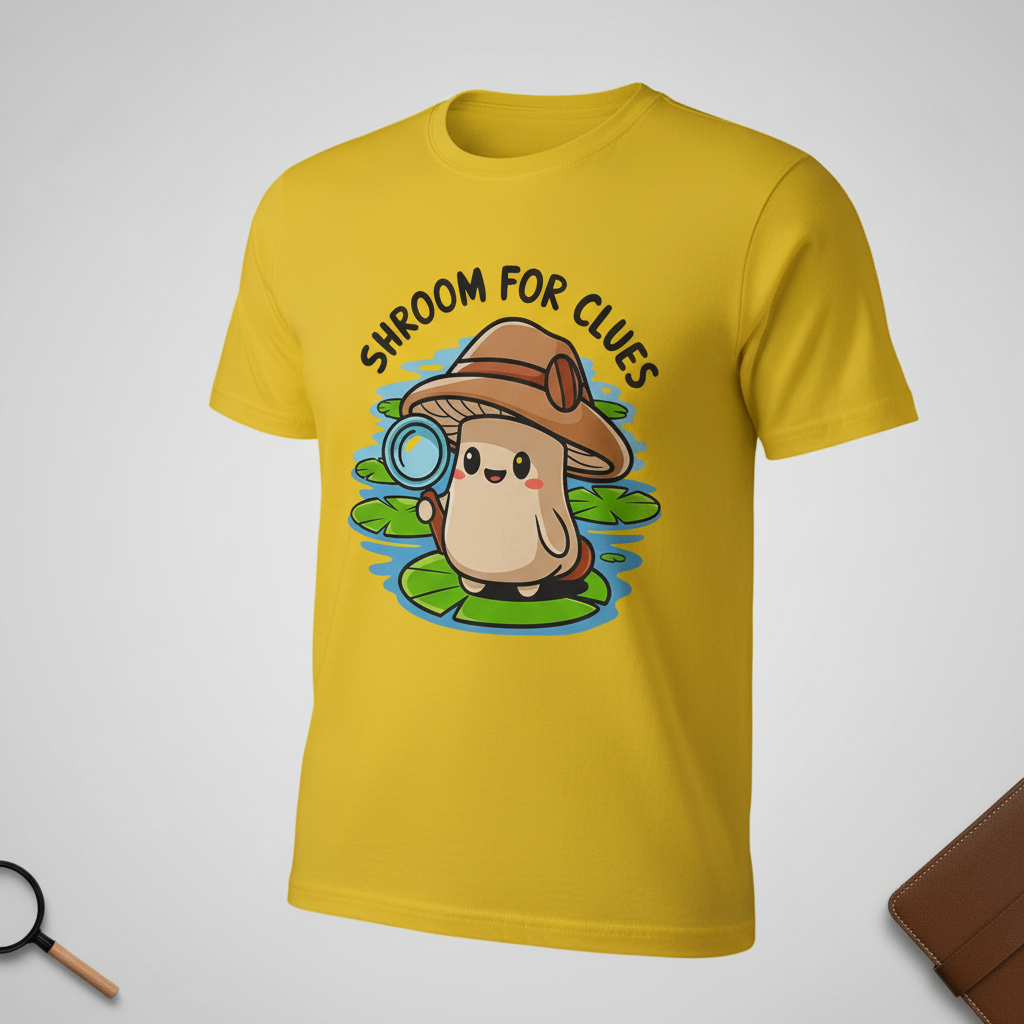 Shroom for Clues T-Shirt_space