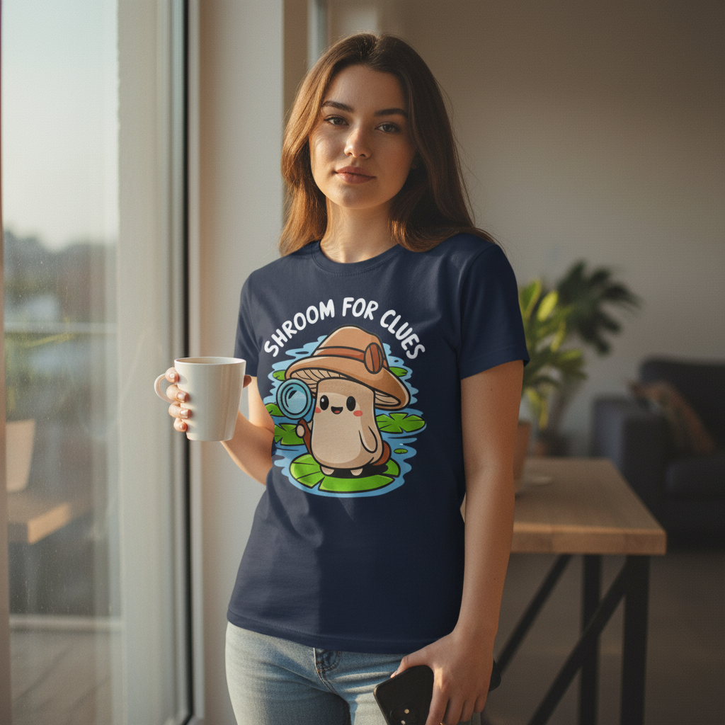 Shroom for Clues T-Shirt_use