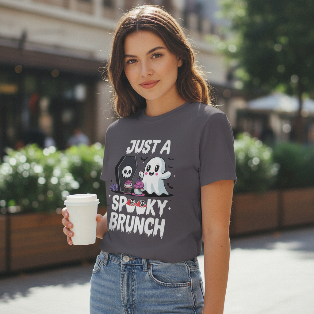 Just a Spooky Brunch T-Shirt_lifestyle
