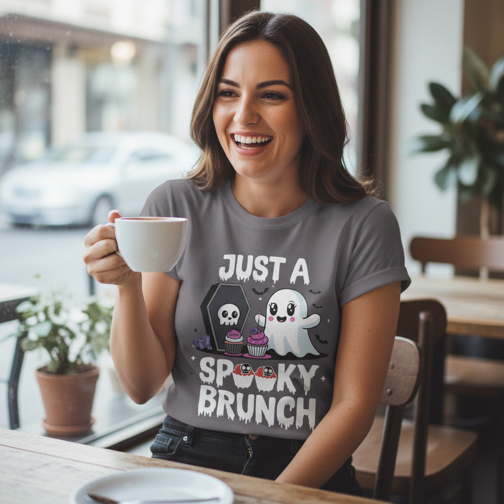 Just a Spooky Brunch T-Shirt_use