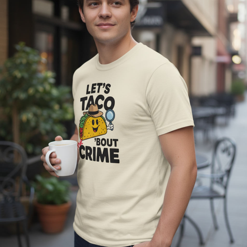 Let's Taco 'Bout True Crime T-Shirt_lifestyle