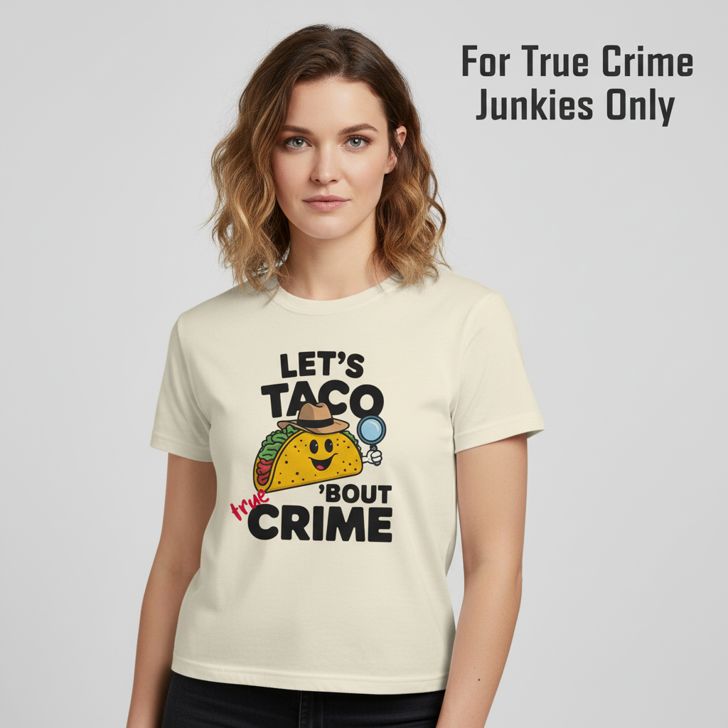 Let's Taco 'Bout True Crime T-Shirt_hero