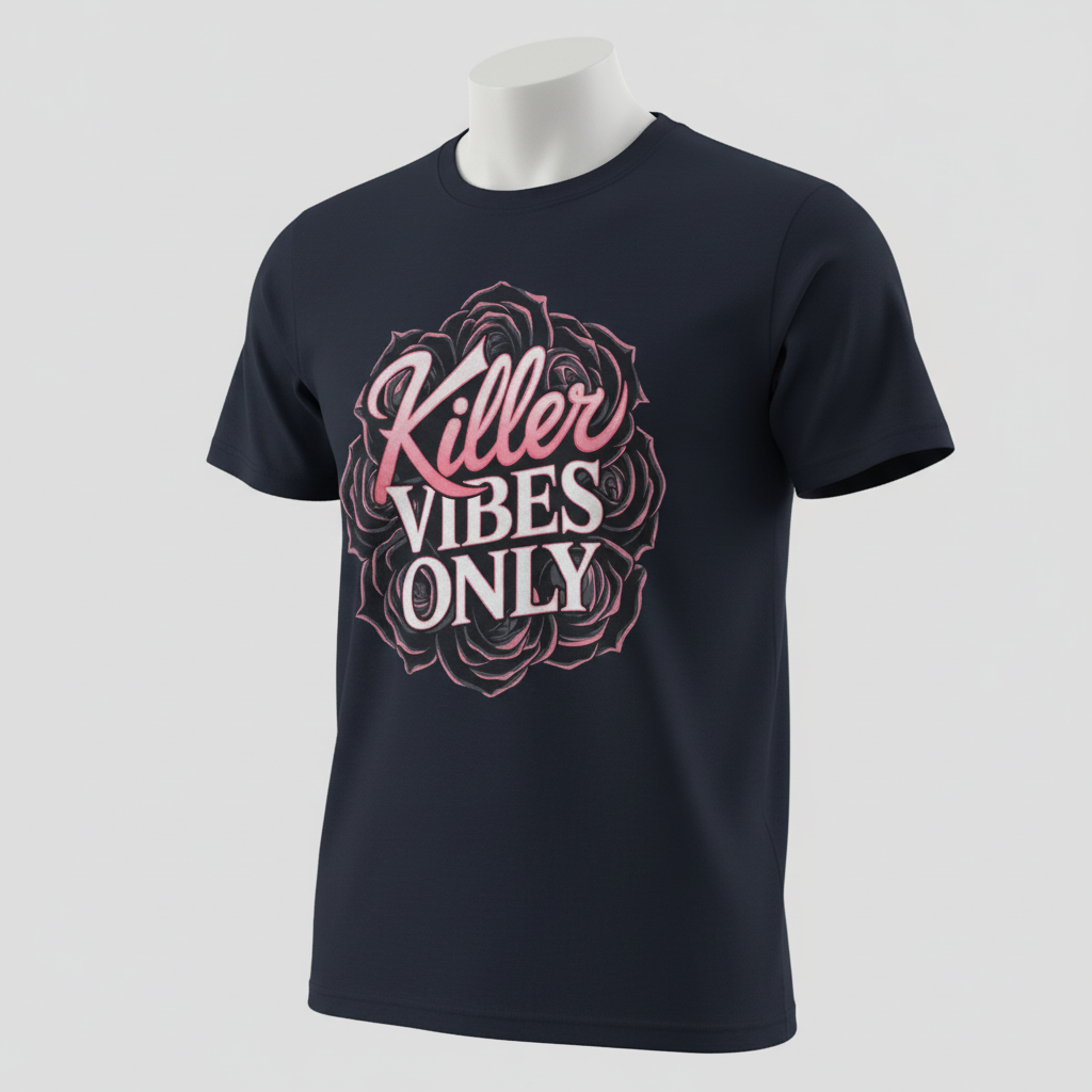 Killer Vibes Only T-Shirt_space