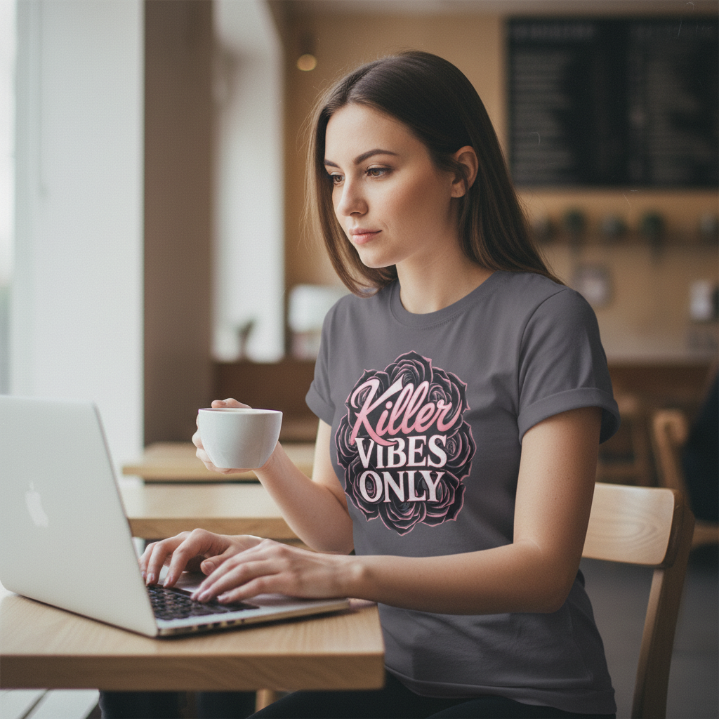 Killer Vibes Only T-Shirt_use