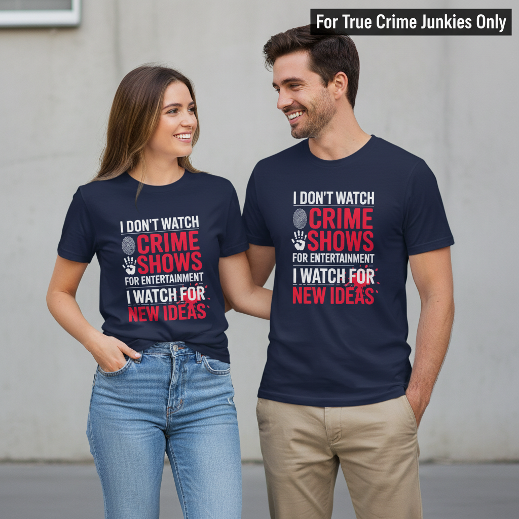 Crime Show Inspiration T-Shirt_duo_couple