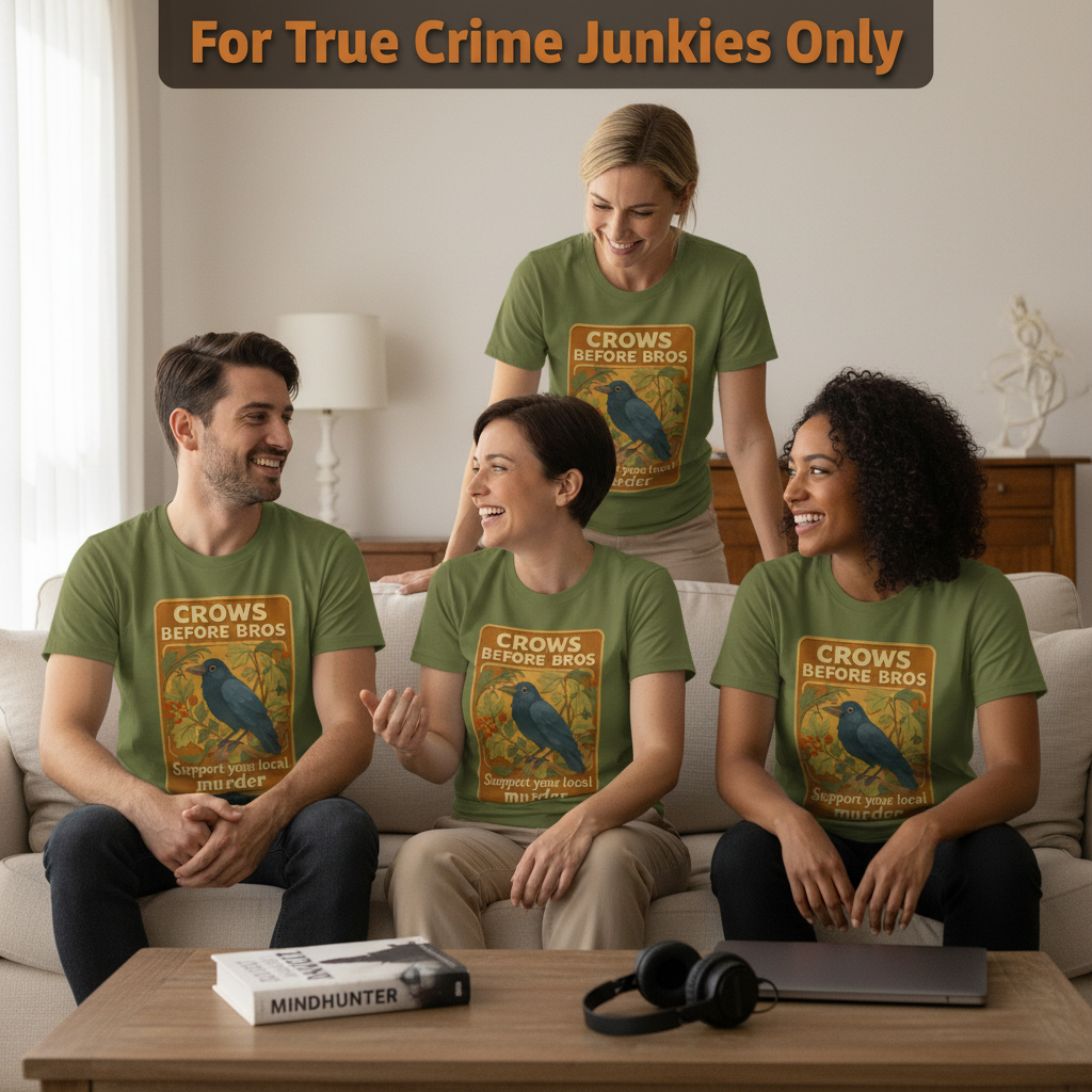 Crows Before Bros T-Shirt_squad_shot