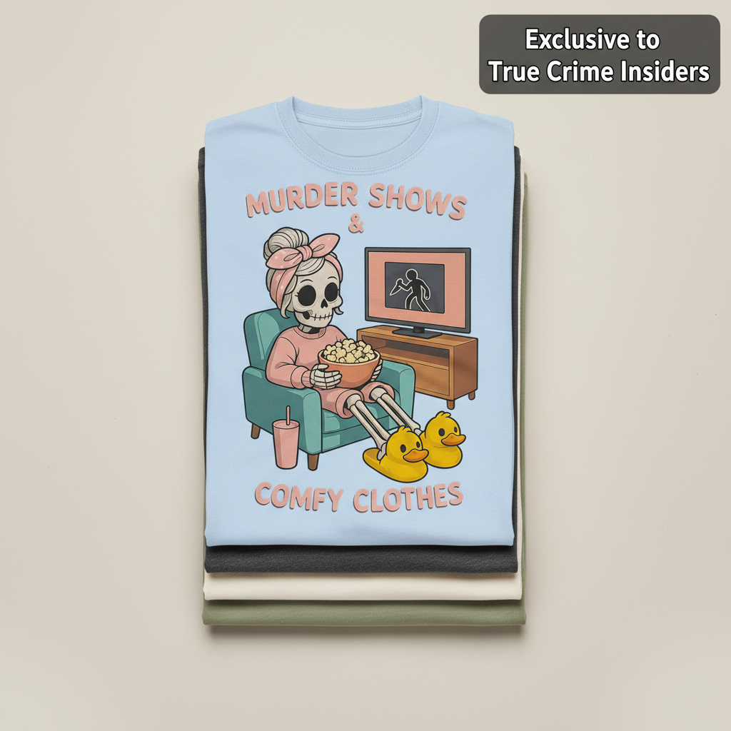 Murder Shows & Comfy Clothes T-Shirt_stacked_flatlay