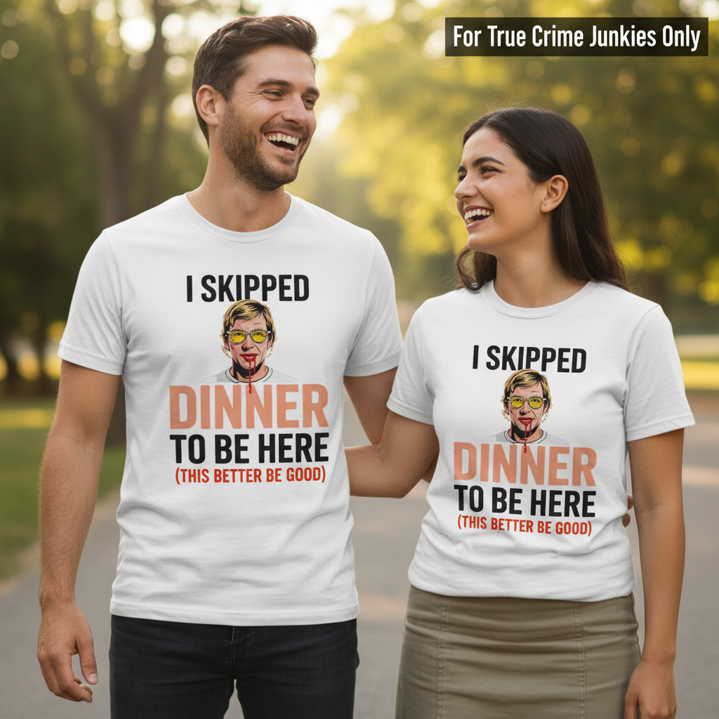 Skipped Dinner Humor T-Shirt_duo_couple