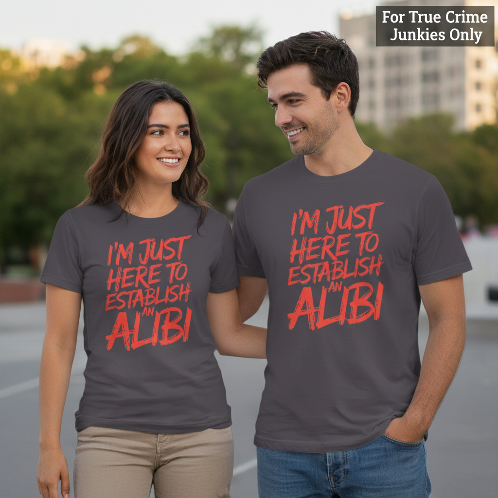 Establish an Alibi T-Shirt_duo_couple