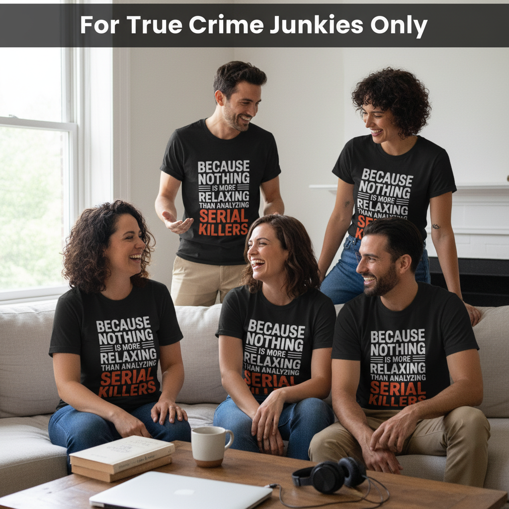Analyzing Serial Killers T-Shirt_squad_shot