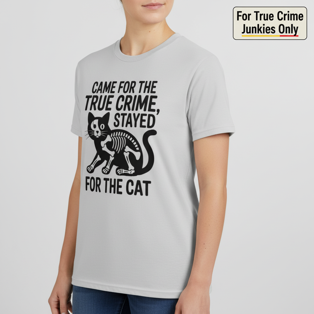 True Crime Cat Lover T-Shirt_hero