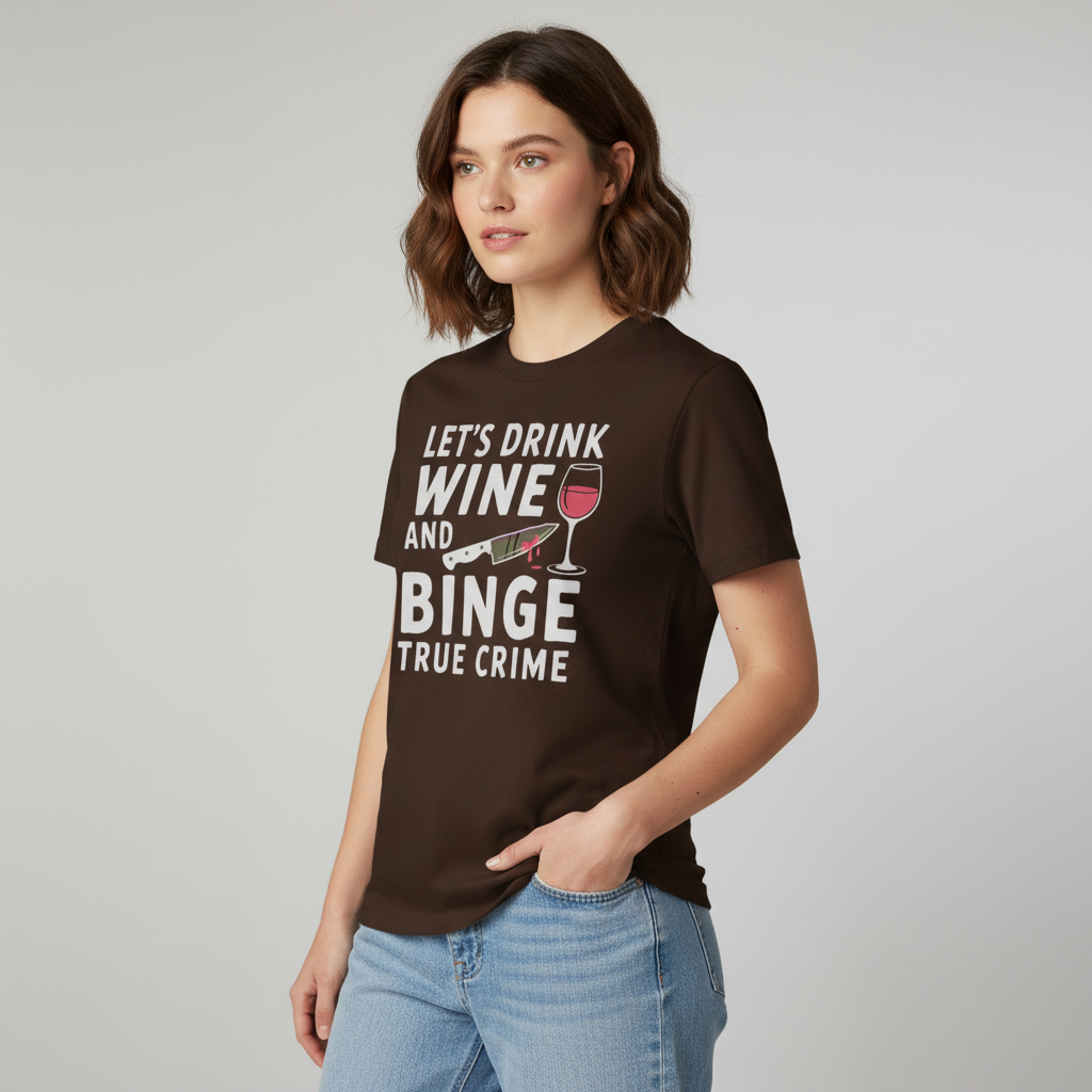 Wine and True Crime T-Shirt_benefit