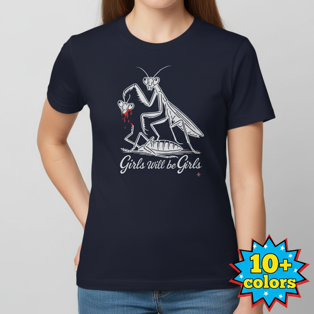 Girls Will Be Girls T-Shirt_badge