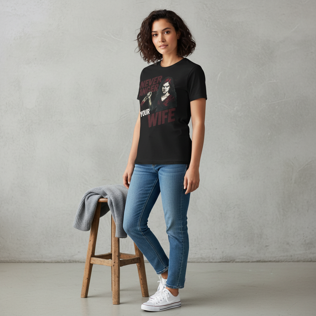 Never Anger Your Wife T-Shirt_pairing