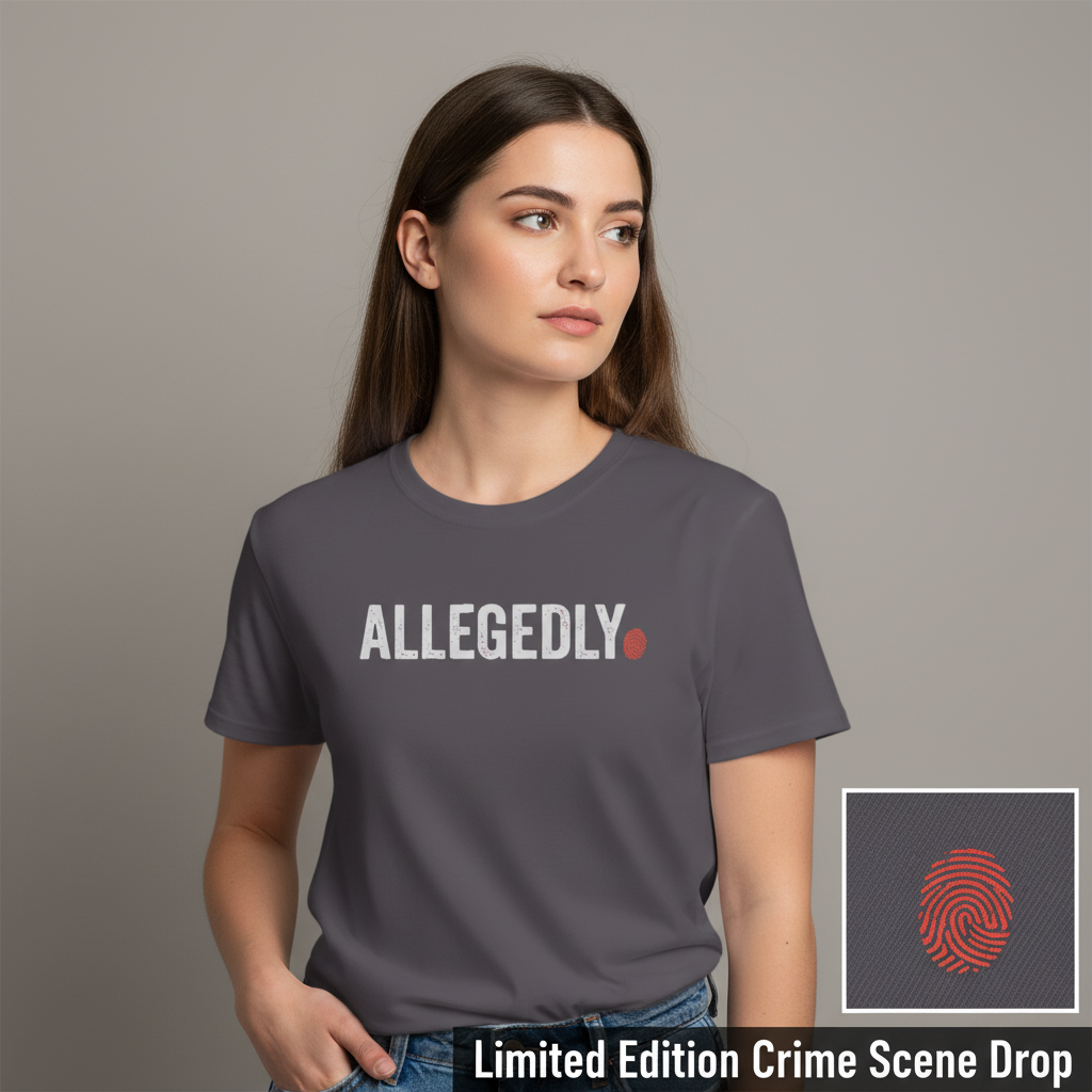 Allegedly Fingerprint T-Shirt__space