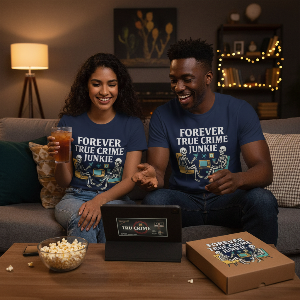 Forever True Crime Junkie T-Shirt_extreme_za
