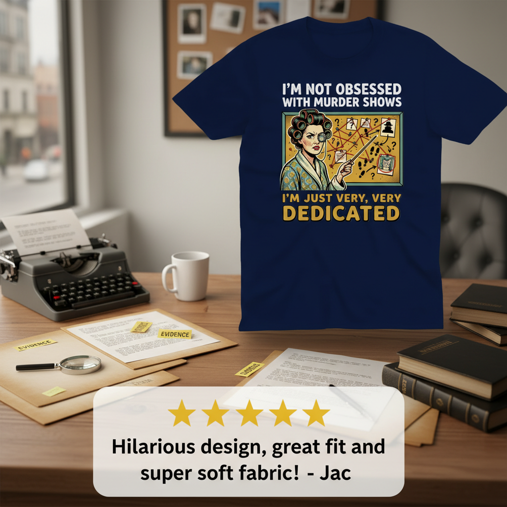 Murder Mystery Dedication T-Shirt_extreme_za