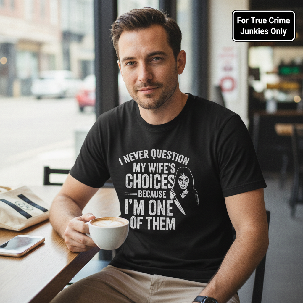 Wife's Choices Killer Humor T-Shirt__lifestyle