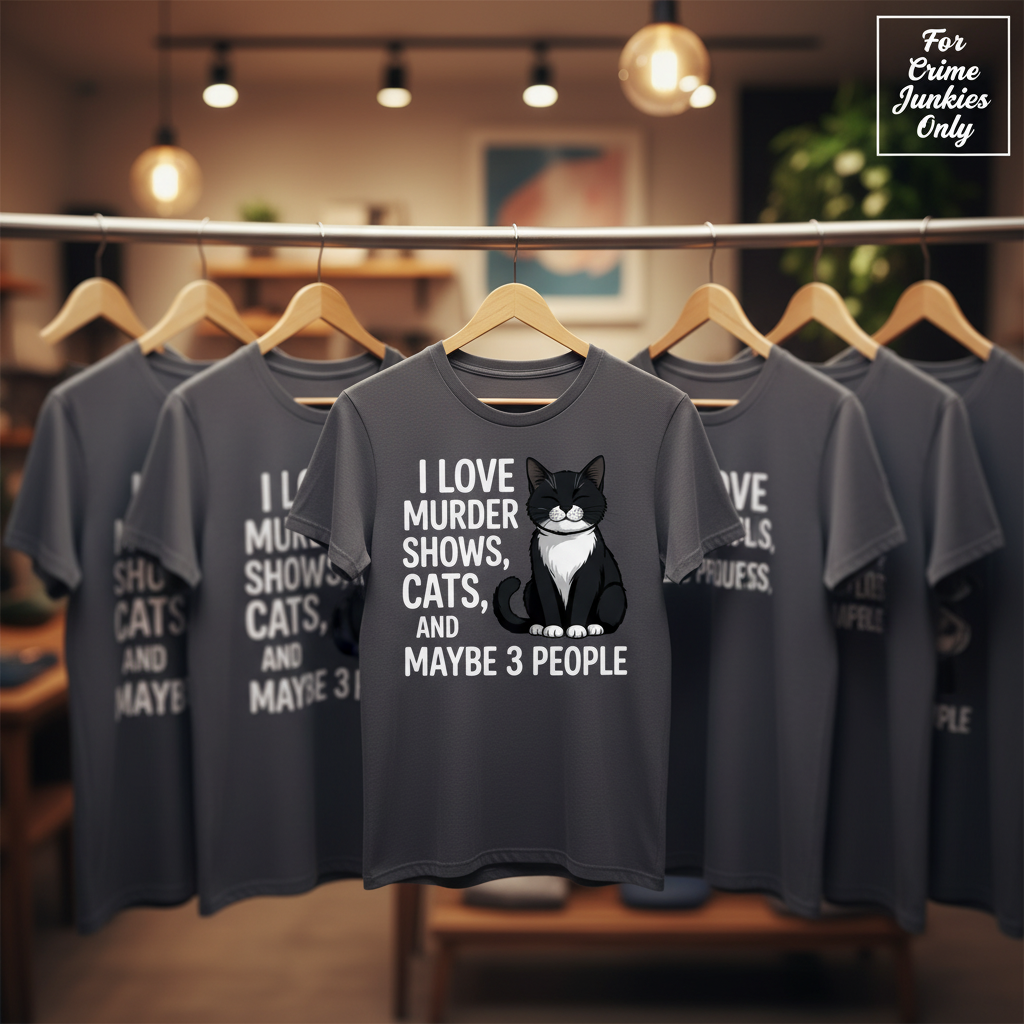 Murder Shows & Cat Attitude T-Shirt_boutique_rack
