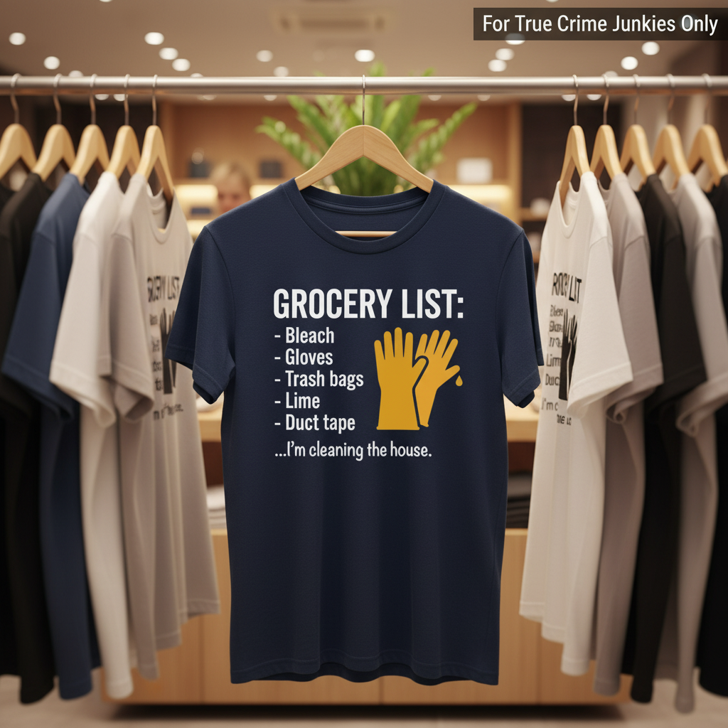 Grocery List Crime Humor T-Shirt_boutique_rack