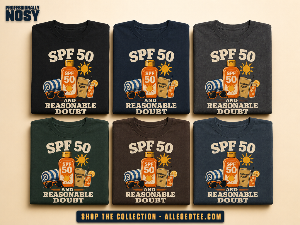 SPF 50 and Reasonable Doubt T-Shirt_6color_grid