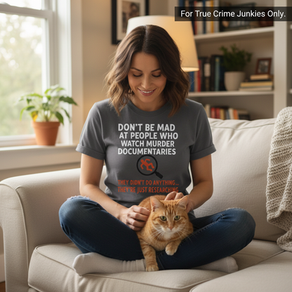 Just Researching Murder T-Shirt_pet_companion
