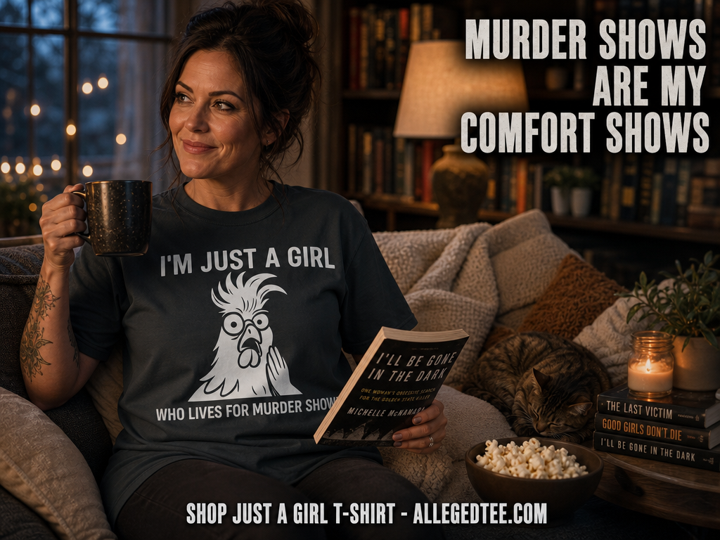 Just a Girl Who Loves Murder Shows T-Shirt_contextual