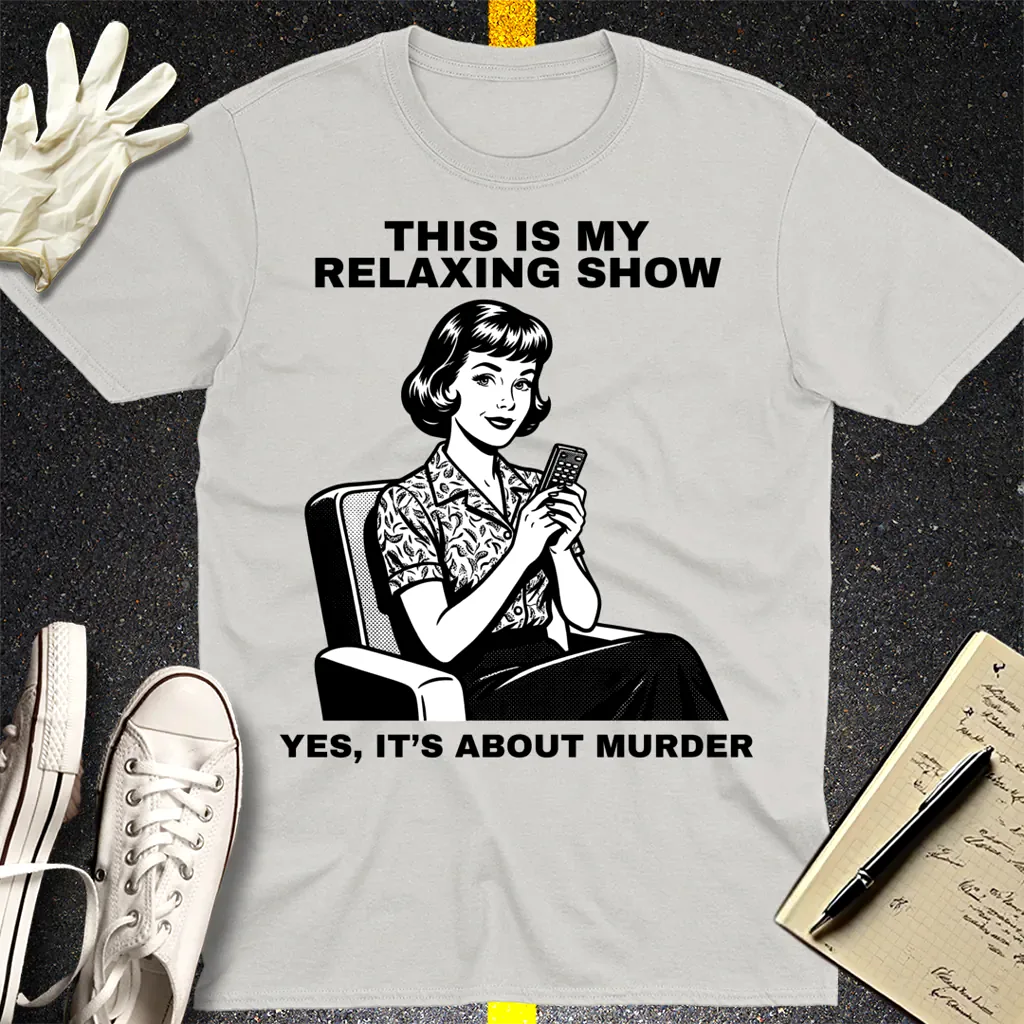 Retro Sass Remote T-Shirt - Ice Grey