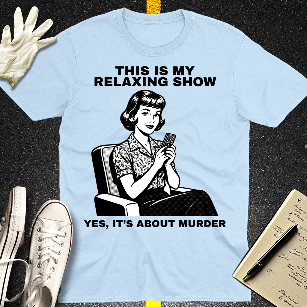 Retro Sass Remote T-Shirt - Light Blue