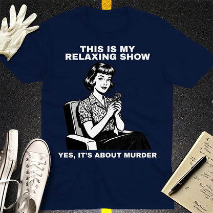 Retro Sass Remote T-Shirt - Navy