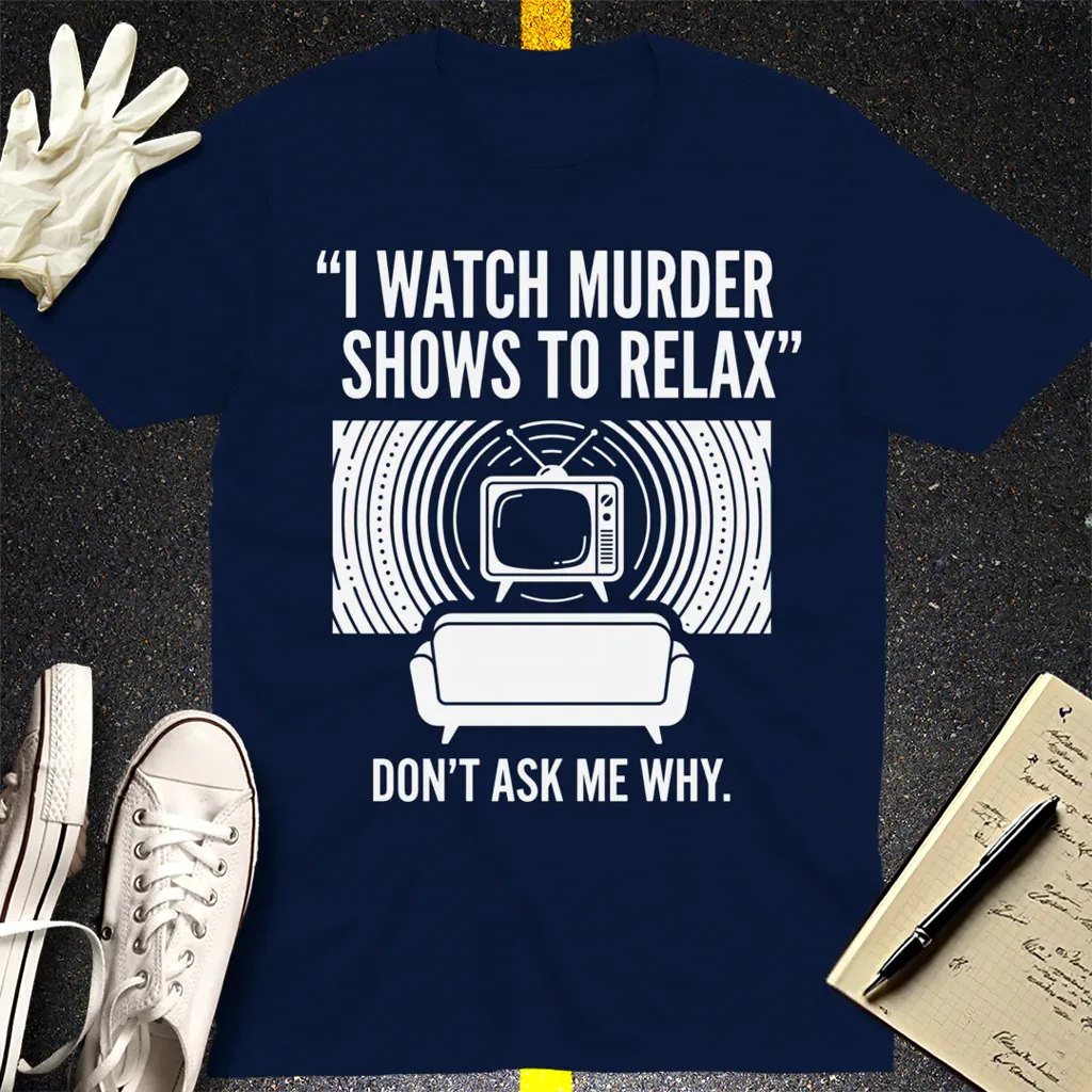 Murder Show Chill T-Shirt - Navy