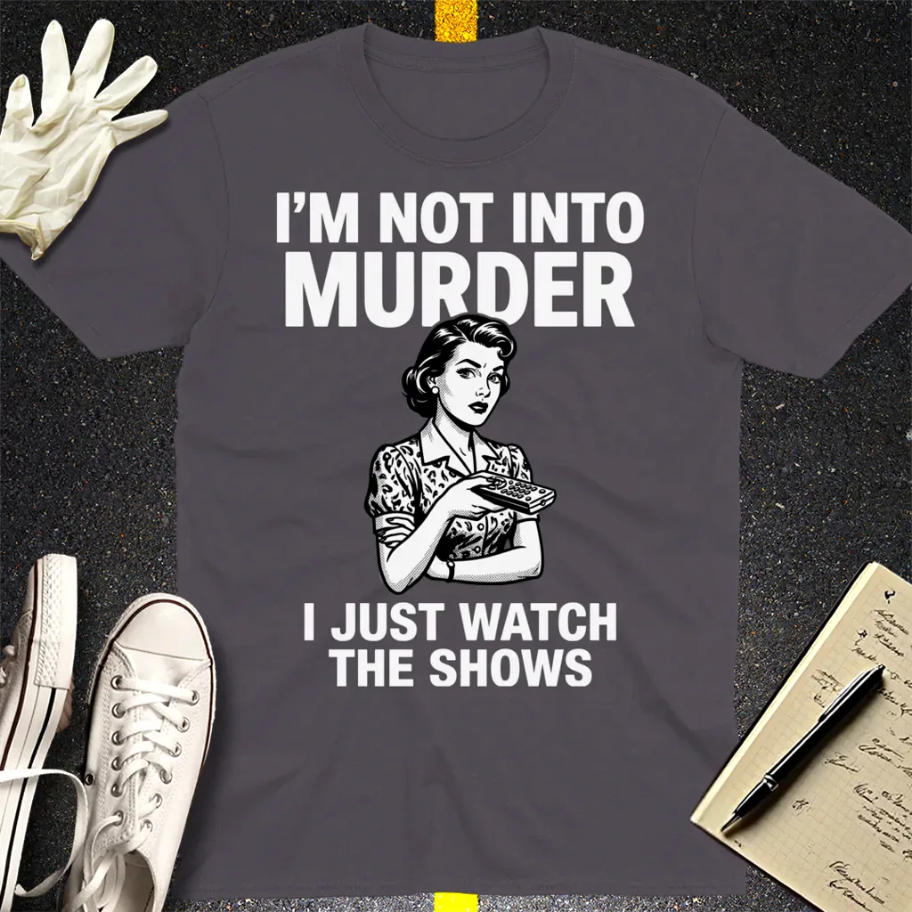 Murder Show Junkie T-Shirt - Charcoal