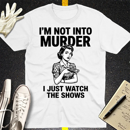 Murder Show Junkie T-Shirt - White